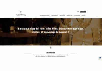 Création du site internet de Tel père Telles filles à Herve